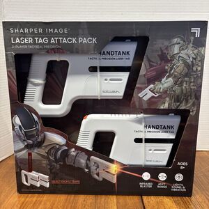 Sharper Image laser tag attack pack 2 player tactical precision blasters BNIB